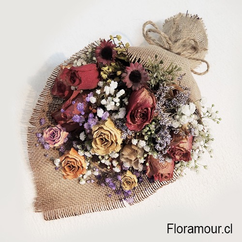 RAMO ramo de mano con flores secas