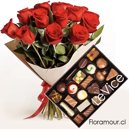 rosas chocolates romantico love novia pareja